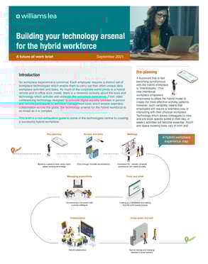 Technology tools for the hybrid workplace